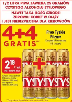 Polomarket Piwo Tyskie Pilzner 0,5l puszka oferta