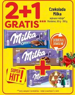 Polomarket Czekolada Milka (różne rodzaje, 80-100g) oferta