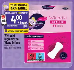 Polomarket Wkładki higieniczne Viana Intima oferta