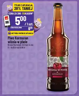 Polomarket Piwo Kormoran wiśnia w piwie oferta