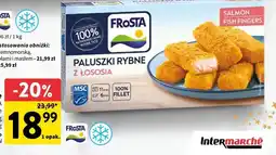 Intermarche Paluszki rybne wybrane rodzaje FROSTA oferta