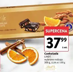 Intermarche Czekolada wybrane rodzaje LINDT oferta