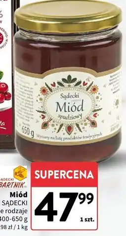 Intermarche Miód wybrane rodzaje SĄDECKI oferta