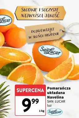 Intermarche Pomarańcza układana Navelina luz SAN LUCAR oferta