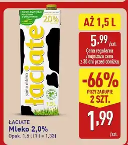 ALDI Mleko 2,0% Łaciate oferta