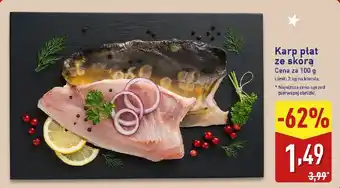 Karp płat ze skórą Aldi