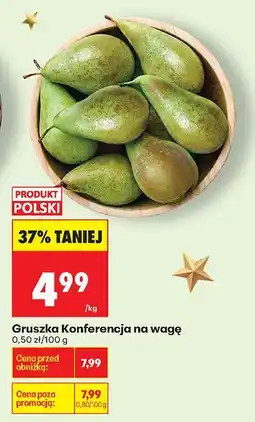 Biedronka Gruszka Konferencja na wagę Biedronka oferta