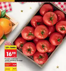 Biedronka Pomidor malinowy polski układany na wagę Biedronka oferta