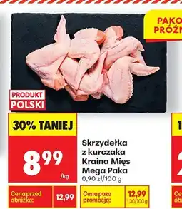 Biedronka Skrzydełka z kurczaka Kraina Mięs Mega Paka oferta
