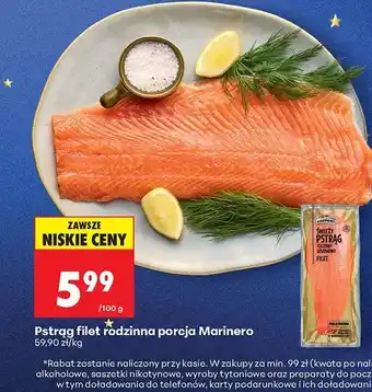 Filet pstrąg rodzinna porcja Marinero