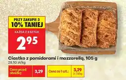 Biedronka Ciastko z pomidorami i mozzarellą Biedronka oferta