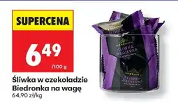 Biedronka Śliwka w czekoladzie Biedronka na wagę oferta