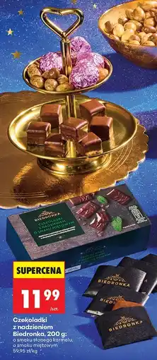 Biedronka Czekoladki z nadzieniem Biedronka słony karmel 200g oferta