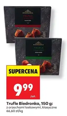 Biedronka Trufle czekoladowe Biedronka z orzechami laskowymi klasyczne oferta