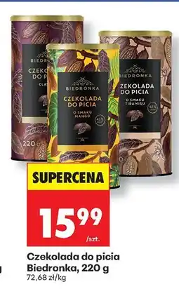 Biedronka Czekolada do picia Biedronka Classic oferta