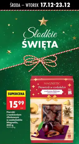 Biedronka Pierniki z nadzieniem śliwkowym w czekoladzie Magnetic oferta