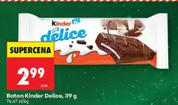 Biedronka Baton Kinder Delice oferta