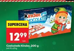 Biedronka Czekolada Kinder oferta