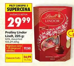 Biedronka Praliny Lindor Lindt Milk oferta