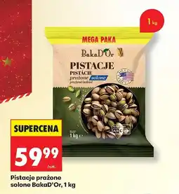 Biedronka Pistacje prażone solone BakaD'Or oferta