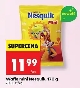 Biedronka Wafle mini Nesquik oferta