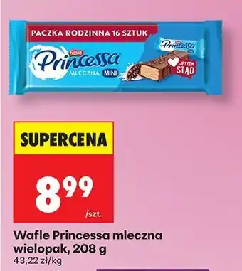 Biedronka Wafle Princessa mleczna wielopak oferta