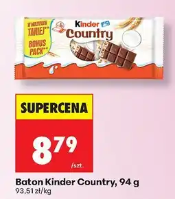 Biedronka Baton Kinder Country oferta