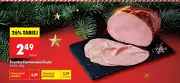 Biedronka Szynka farmerska Duda oferta