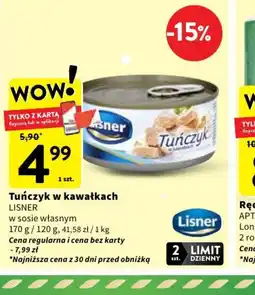 Intermarche Lisner Tuńczyk w kawałkach oferta