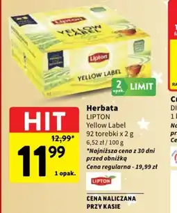 Intermarche Lipton Herbata oferta