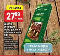 Polomarket Żeberka wieprzowe wolno gotowane miodowe w sosie BBQ Dolina Dobra oferta