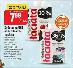 Polomarket Śmietanka UHT 30% lub 36% Łaciata oferta