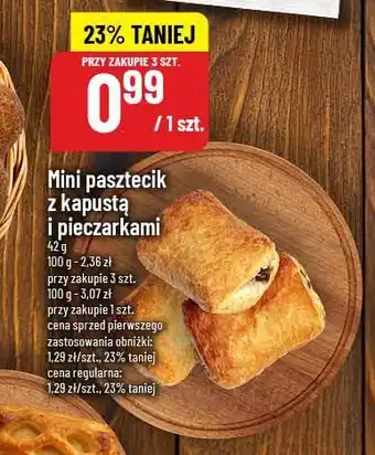 Polomarket Mini pasztecik z kapustą i pieczarkami oferta