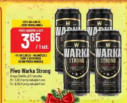 Polomarket Piwo Warka Strong oferta
