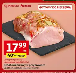 Auchan Schab wieprzowy w przyprawach do pieczenia Auchan oferta