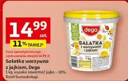 Auchan Sałatka z warzywami i jajkiem Dega oferta