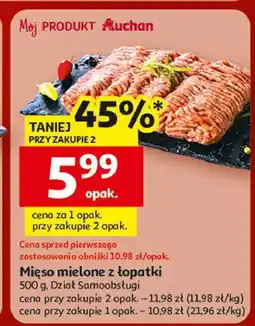 Auchan Mięso mielone z łopatki wieprzowej Auchan oferta
