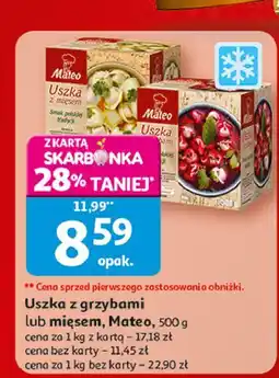Auchan Uszka z mięsem Mateo Dębica oferta