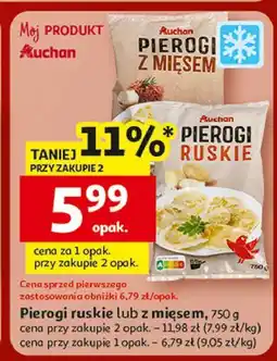 Auchan Pierogi z mięsem Auchan oferta