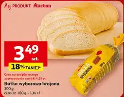 Auchan Bułka wyborowa krojona Auchan Różnorodne (Logo Czerwone) oferta