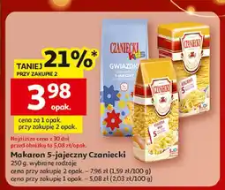 Auchan Makaron gwiazdki kids Czaniecki oferta