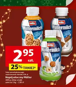 Auchan Napój mleczny czekoladowy Mullermilch oferta