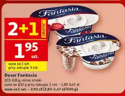 Auchan Jogurt z mleczną czekoladą Danone Fantasia oferta