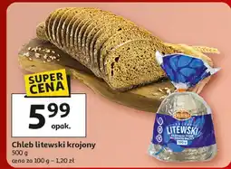 Auchan Chleb litewski krojony Oskroba oferta