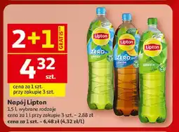 Auchan Herbata mrożona classic Lipton Green Ice Tea oferta