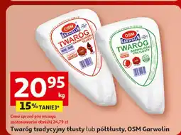 Auchan Twaróg półtłusty Osm Garwolin oferta