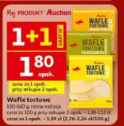 Auchan Wafle tortowe kwadratowe Auchan oferta