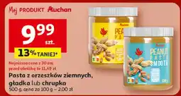Auchan Pasta orzechowa crunchy Auchan oferta