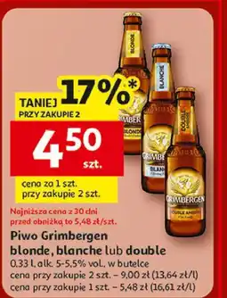 Auchan Piwo Grimbergen Double oferta