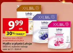 Auchan Mydło w płynie cotton milk & provitamin b5 Luksja Creamy Soft oferta